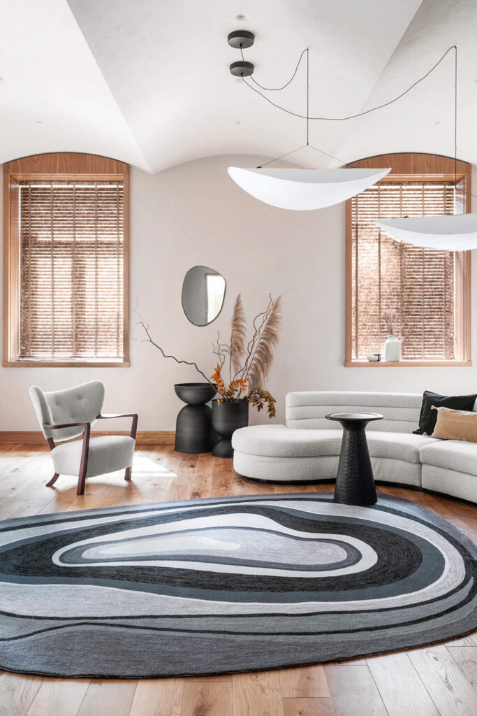 Real estate photographer of a modern home interior in Charlotte, NC and SC